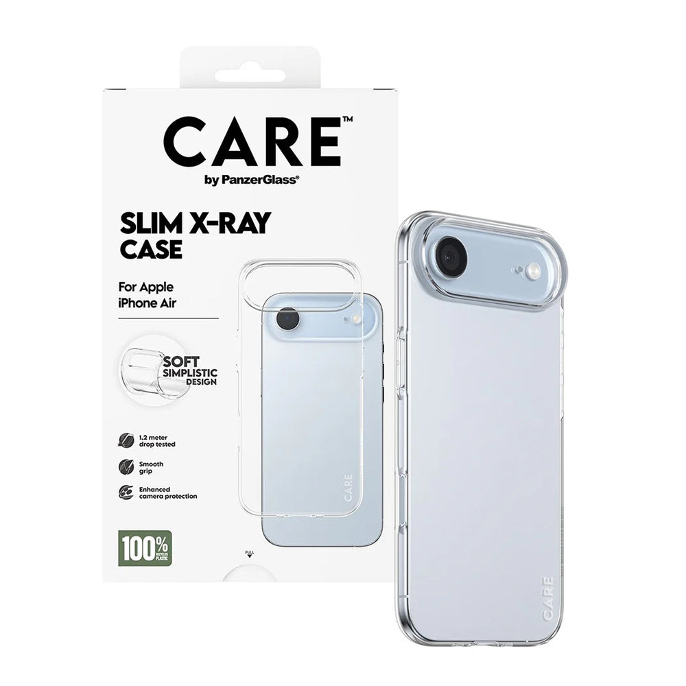 Custodia per Apple iPhone 17 Air, PanzerGlass, Care Fashionable X-ray, Trasparente