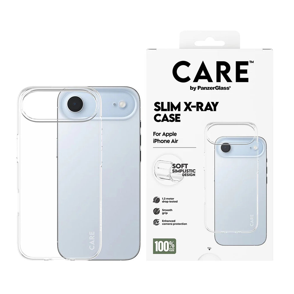 Custodia per Apple iPhone 17 Air, PanzerGlass, Care Fashionable X-ray, Trasparente