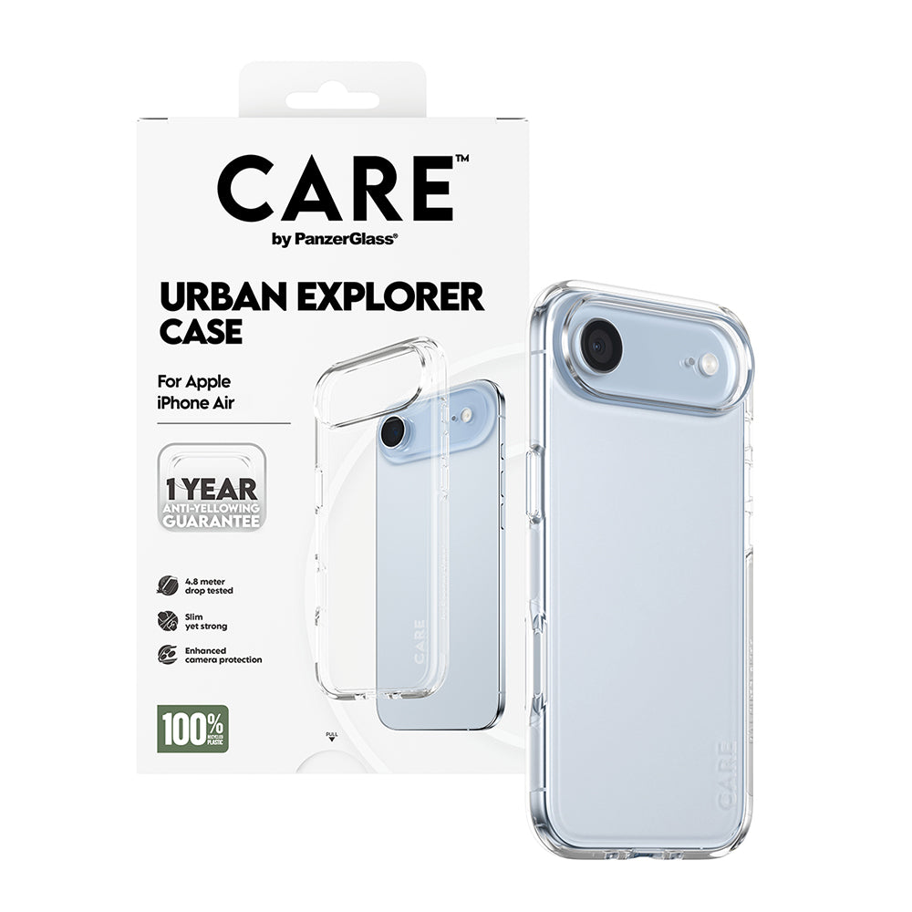 Custodia per Apple iPhone 17 Air, PanzerGlass, Care Urban Explorer, Trasparente
