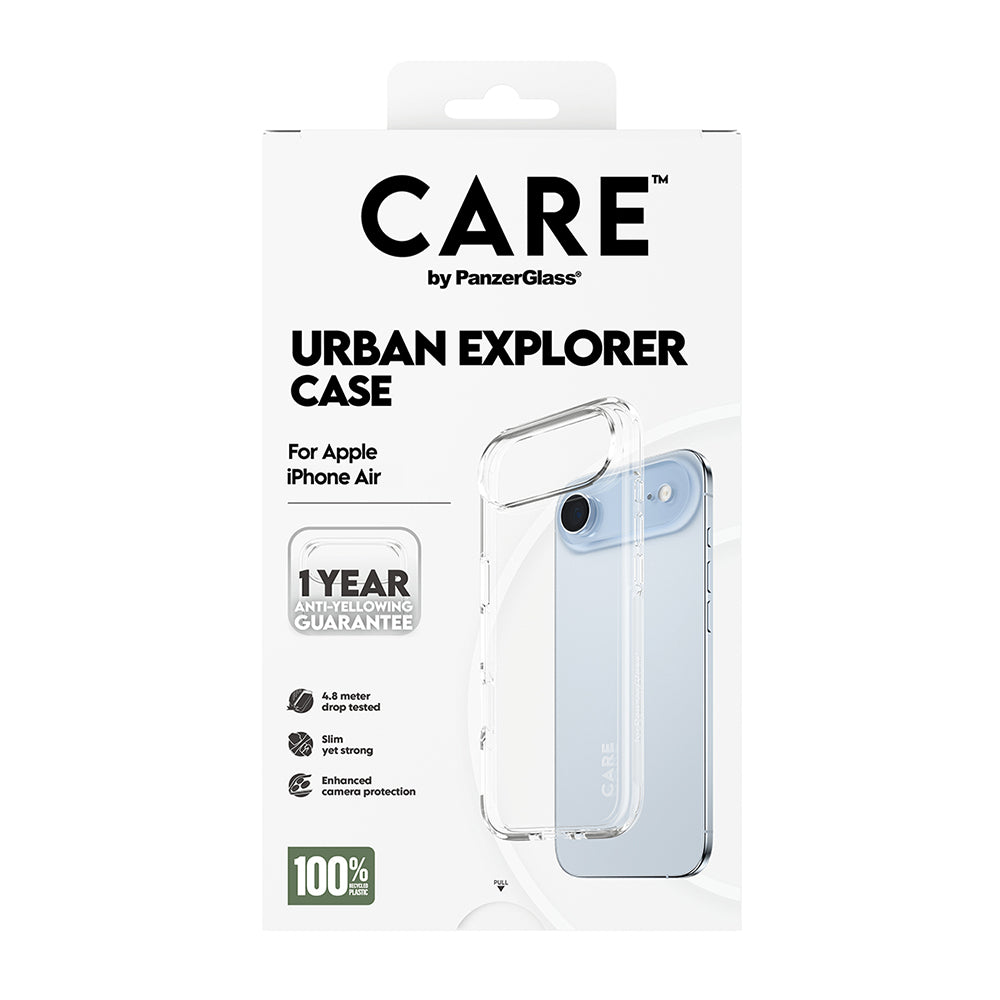 Custodia per Apple iPhone 17 Air, PanzerGlass, Care Urban Explorer, Trasparente