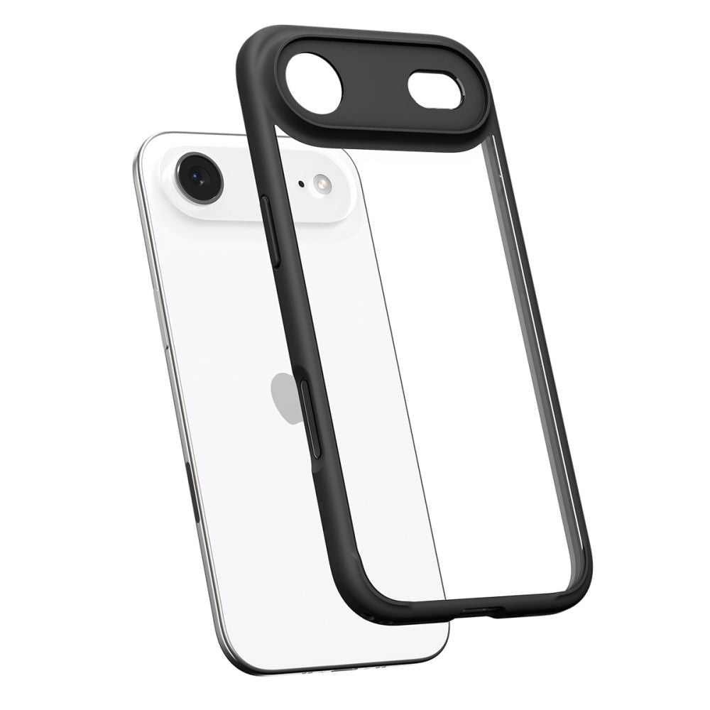 Custodia per Apple iPhone 17 Air, Spigen, Ultra Hybrid, Nera Opaca