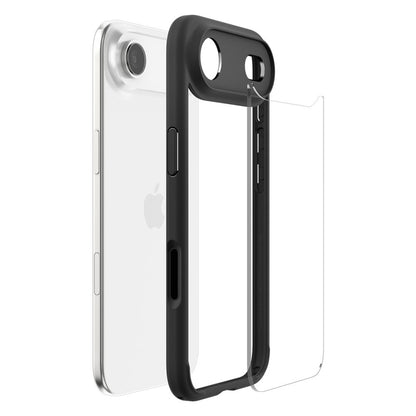 Custodia per Apple iPhone 17 Air, Spigen, Ultra Hybrid, Nera Opaca