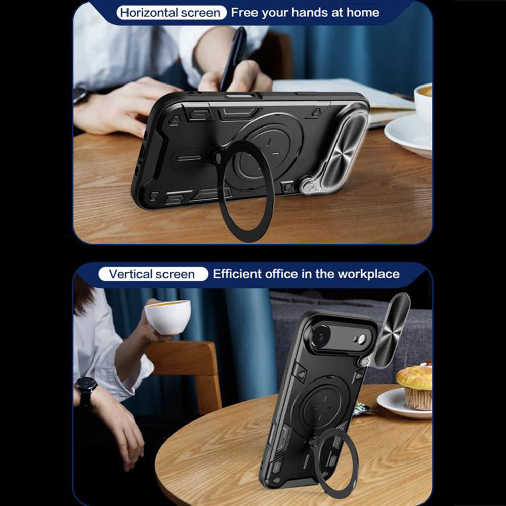 Custodia per Apple iPhone 17 Air, Techsuit, CamGuard Pro, Blu
