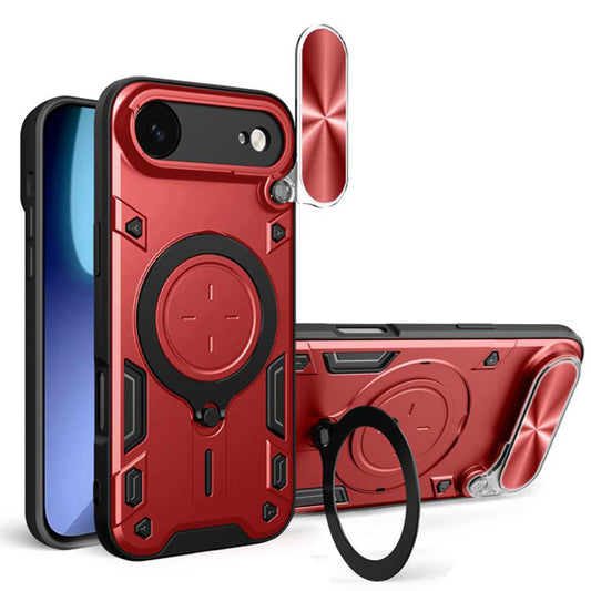 Custodia per Apple iPhone 17 Air, Techsuit, CamGuard Pro, Rossa