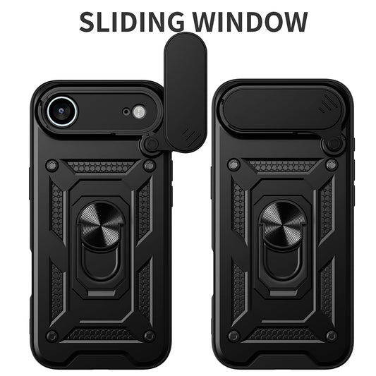 Custodia per Apple iPhone 17 Air, Techsuit, CamShield, Nera