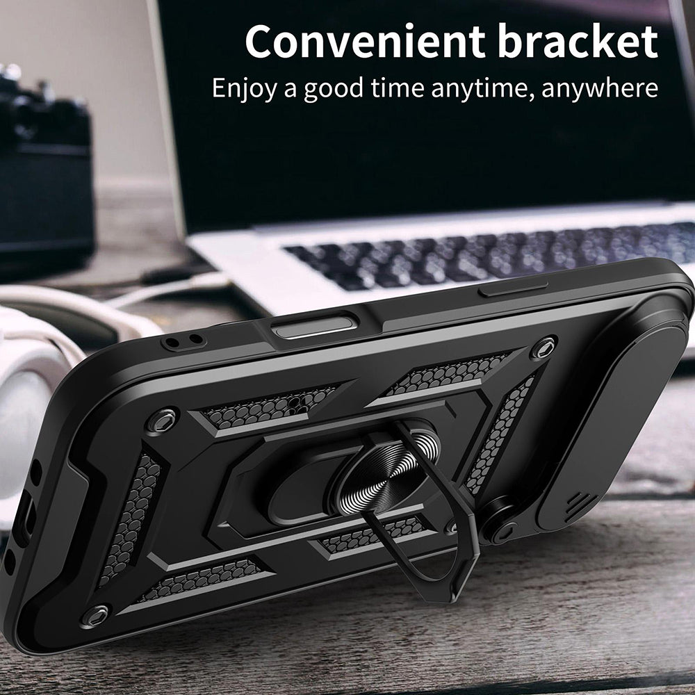 Custodia per Apple iPhone 17 Air, Techsuit, CamShield, Nera