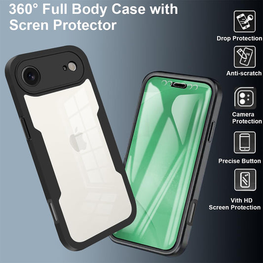 Custodia per Apple iPhone 17 Air, Techsuit, ColorVerse 360, Rosa