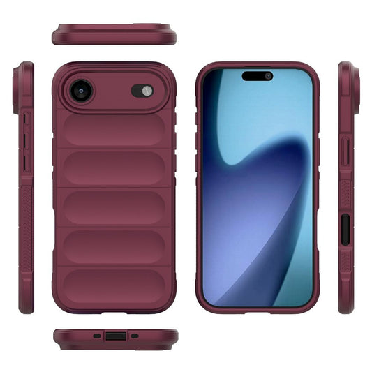 Custodia per Apple iPhone 17 Air, Techsuit, Magic Shield, Bordeaux