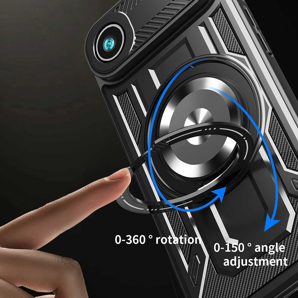 Custodia per Apple iPhone 17 Air, Techsuit, RuggedCam, Blu