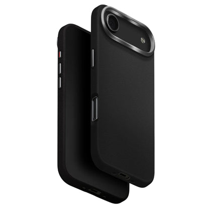 Custodia per Apple iPhone 17 Air, UNIQ, Lyden Leatherette, Nera