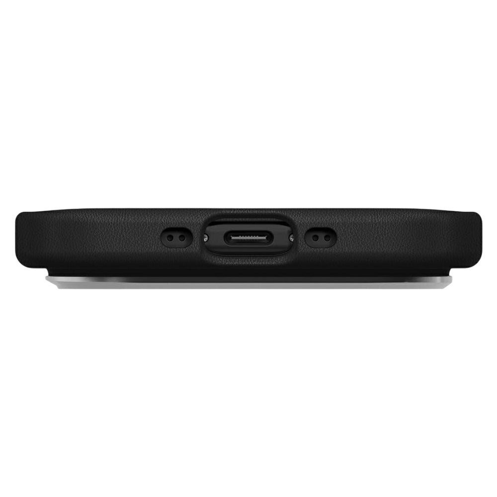 Custodia per Apple iPhone 17 Air, UNIQ, Lyden Leatherette, Nera