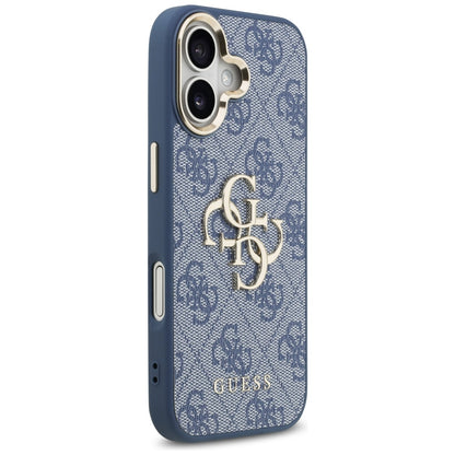 Custodia per Apple iPhone 17, Guess, Big 4G Logo Classic, Blu Dorato
