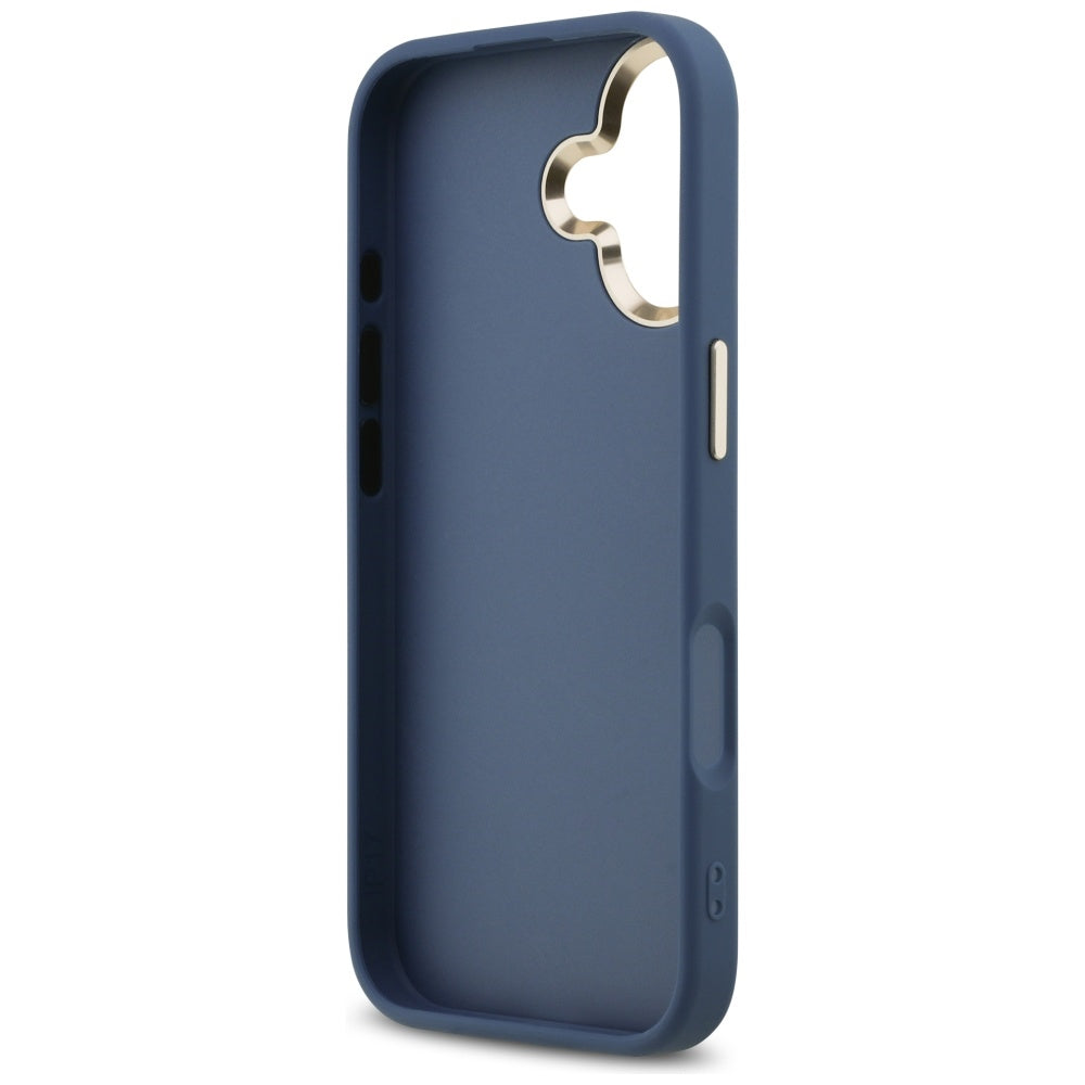 Custodia per Apple iPhone 17, Guess, Big 4G Logo Classic, Blu Dorato
