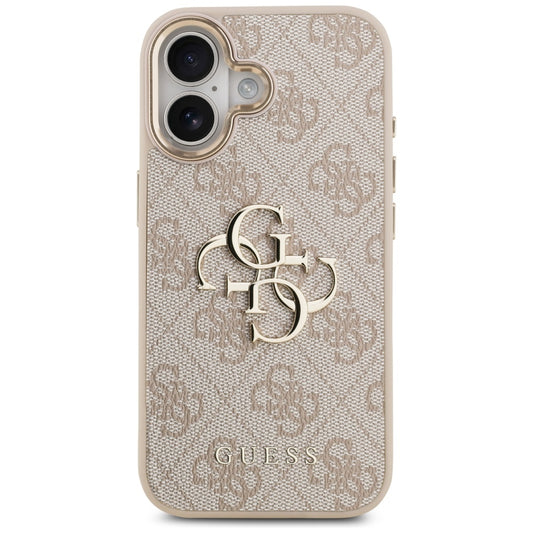 Custodia per Apple iPhone 17, Guess, Big 4G Logo Classic, Rosa Dorato