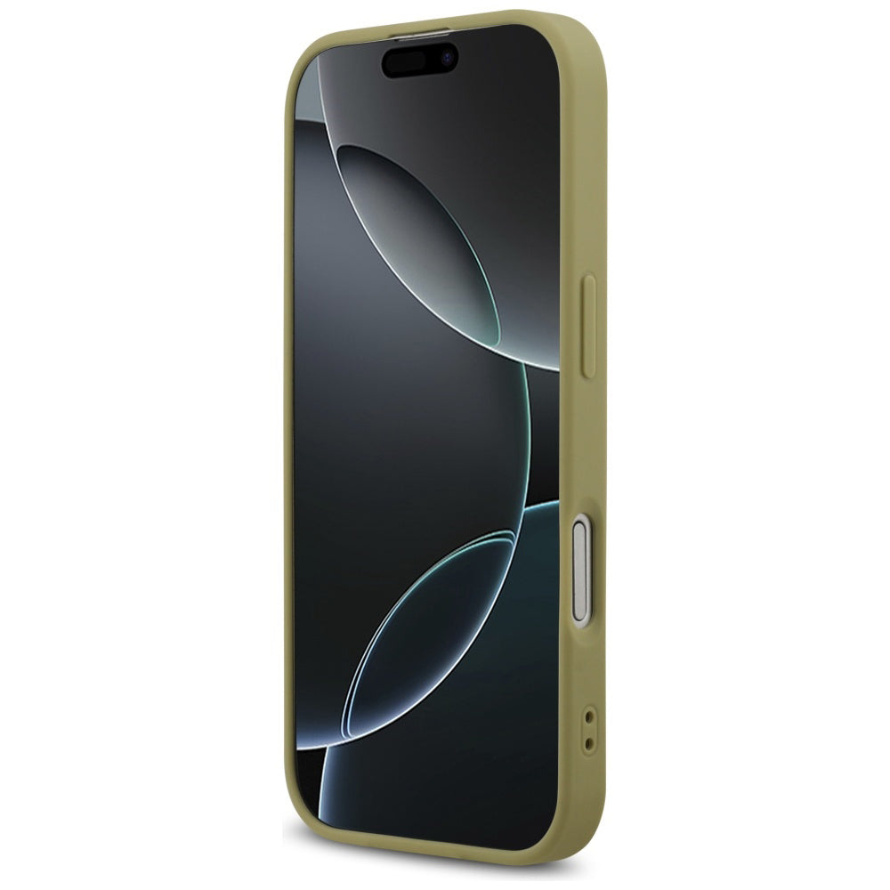 Custodia per Apple iPhone 17, Guess, Fixed Glitter Big 4G, Dorata