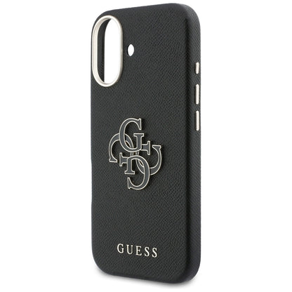 Custodia per Apple iPhone 17, Guess, Resin Logo, Nera