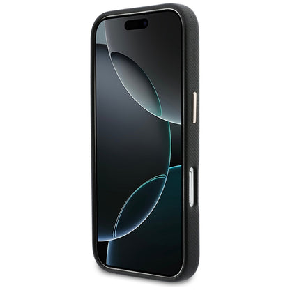 Custodia per Apple iPhone 17, Guess, Resin Logo, Nera