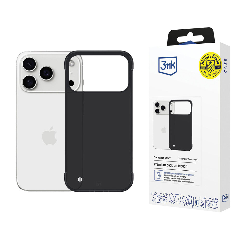 Custodia per Apple iPhone 17 Pro, 3MK, Just20g, Nera