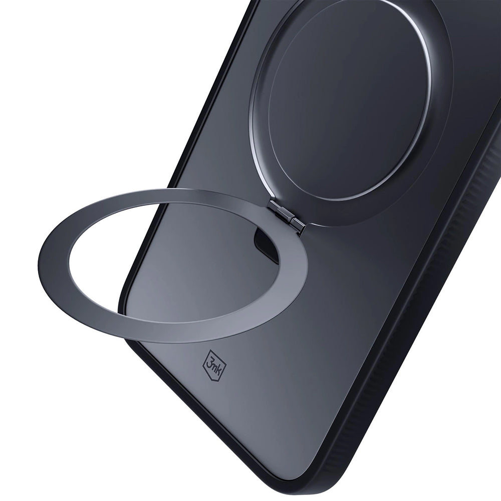 Custodia per Apple iPhone 17 Pro, 3MK, Smoke MagStand, Nera