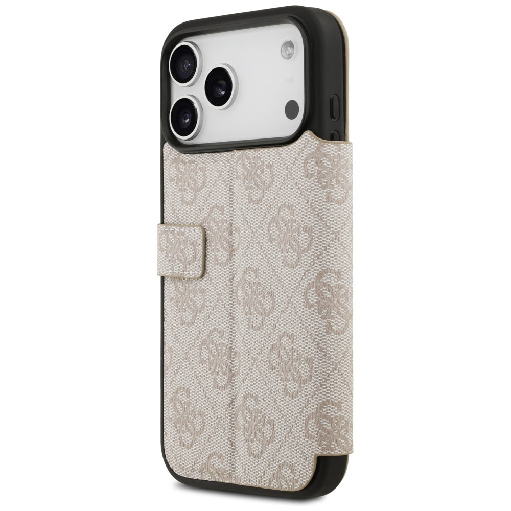 Custodia per Apple iPhone 17 Pro, Guess, 4G Metal Logo, Rosa