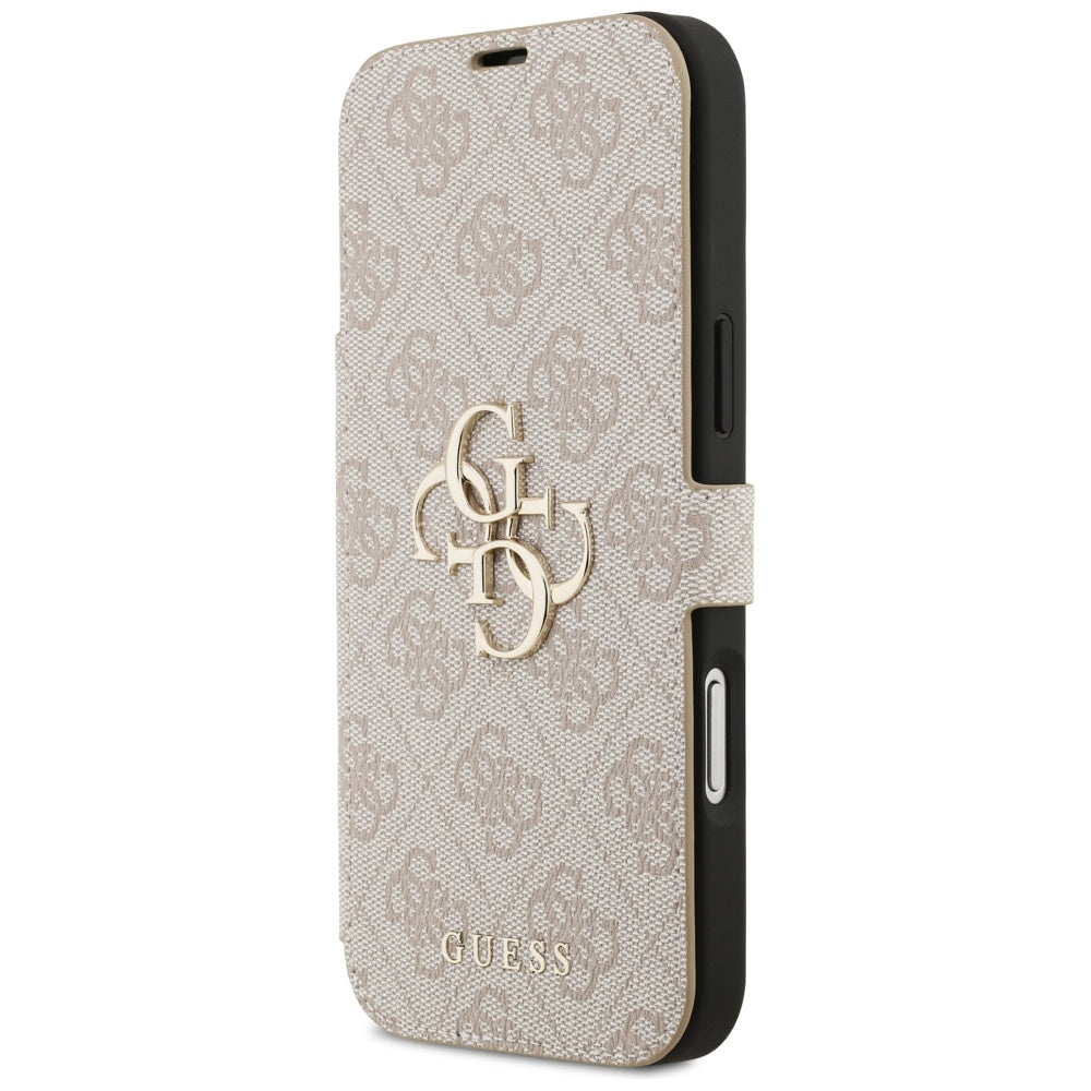 Custodia per Apple iPhone 17 Pro, Guess, 4G Metal Logo, Rosa