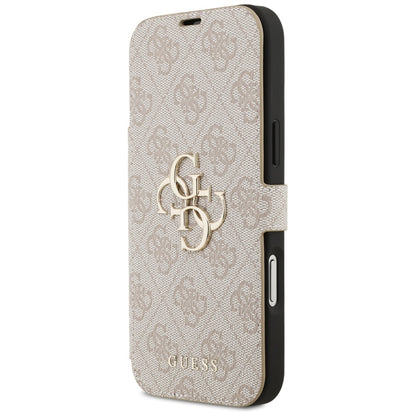 Custodia per Apple iPhone 17 Pro, Guess, 4G Metal Logo, Rosa