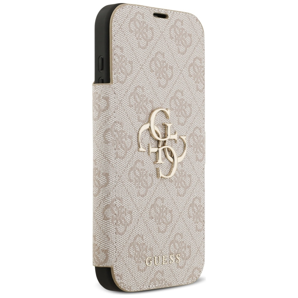 Custodia per Apple iPhone 17 Pro, Guess, 4G Metal Logo, Rosa