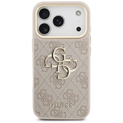 Custodia per Apple iPhone 17 Pro, Guess, Big 4G Logo Classic, Rosa Dorato