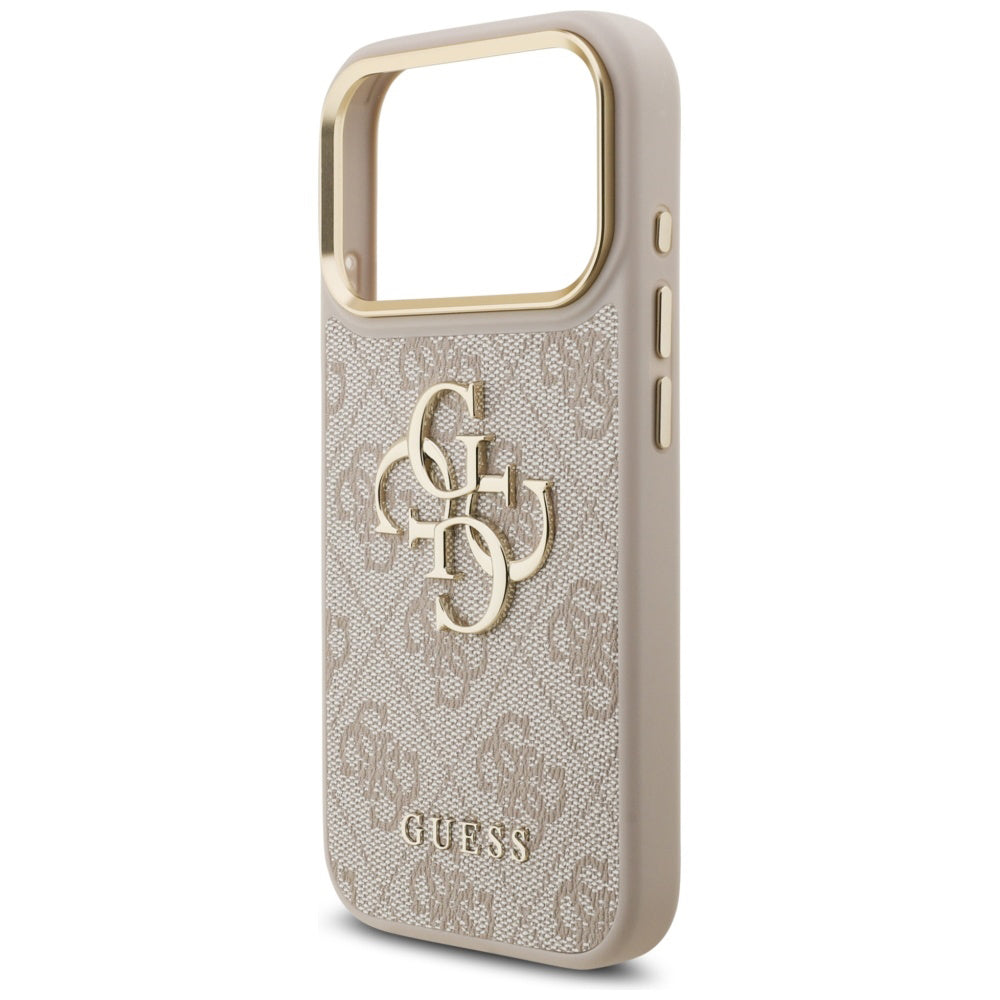 Custodia per Apple iPhone 17 Pro, Guess, Big 4G Logo Classic, Rosa Dorato
