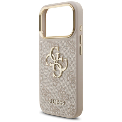Custodia per Apple iPhone 17 Pro, Guess, Big 4G Logo Classic, Rosa Dorato