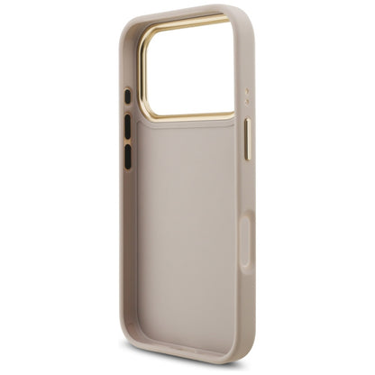 Custodia per Apple iPhone 17 Pro, Guess, Big 4G Logo Classic, Rosa Dorato
