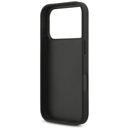 Custodia per Apple iPhone 17 Pro, Guess, Fixed Glitter Big 4G, Nera