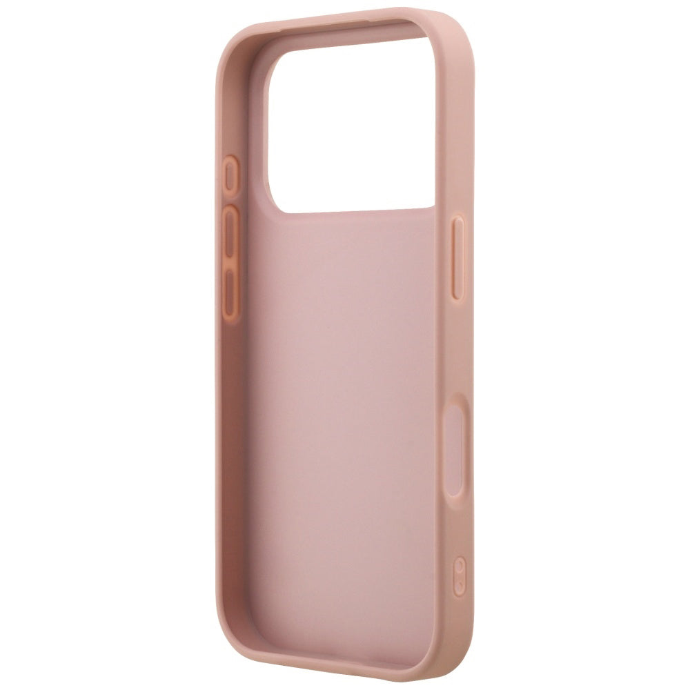 Custodia per Apple iPhone 17 Pro, Guess, Fixed Glitter Big 4G, Rosa