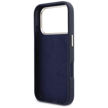 Case for Apple iPhone 17 Pro, Guess, Resin Logo, Blue