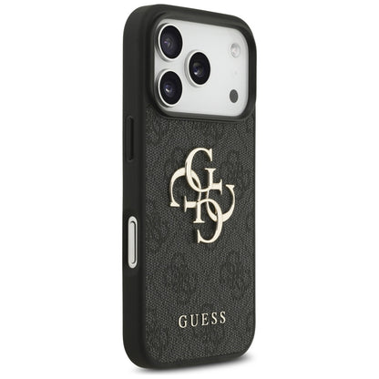 Custodia per Apple iPhone 17 Pro Max, Guess, 4G Big Logo, Nera