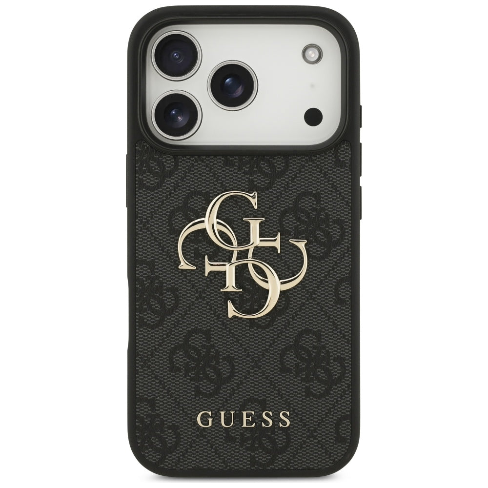 Custodia per Apple iPhone 17 Pro Max, Guess, 4G Big Logo, Nera