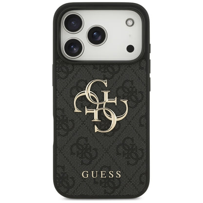 Custodia per Apple iPhone 17 Pro Max, Guess, 4G Big Logo, Nera