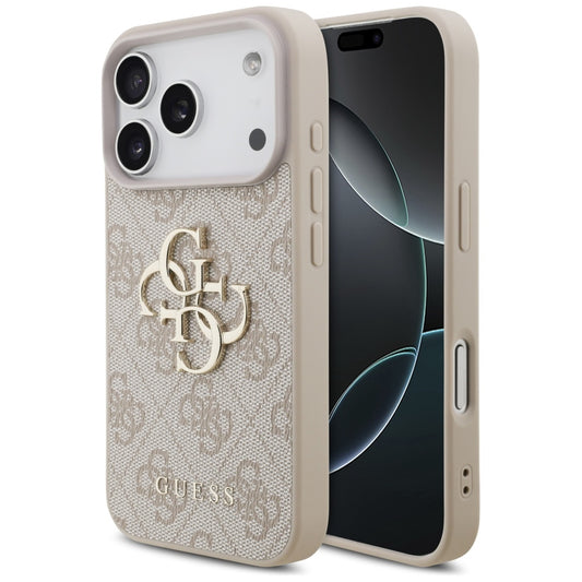 Custodia per Apple iPhone 17 Pro Max, Guess, 4G Big Logo, Rosa