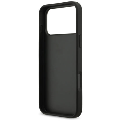 Custodia per Apple iPhone 17 Pro Max, Guess, 4G Grained Big and Classic Logo, Nera