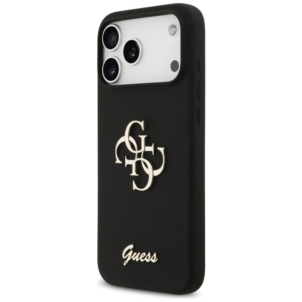 Custodia per Apple iPhone 17 Pro Max, Guess, Big 4G Script, Nera