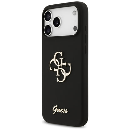 Custodia per Apple iPhone 17 Pro Max, Guess, Big 4G Script, Nera