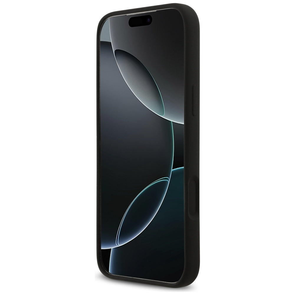 Custodia per Apple iPhone 17 Pro Max, Guess, Big 4G Script, Nera