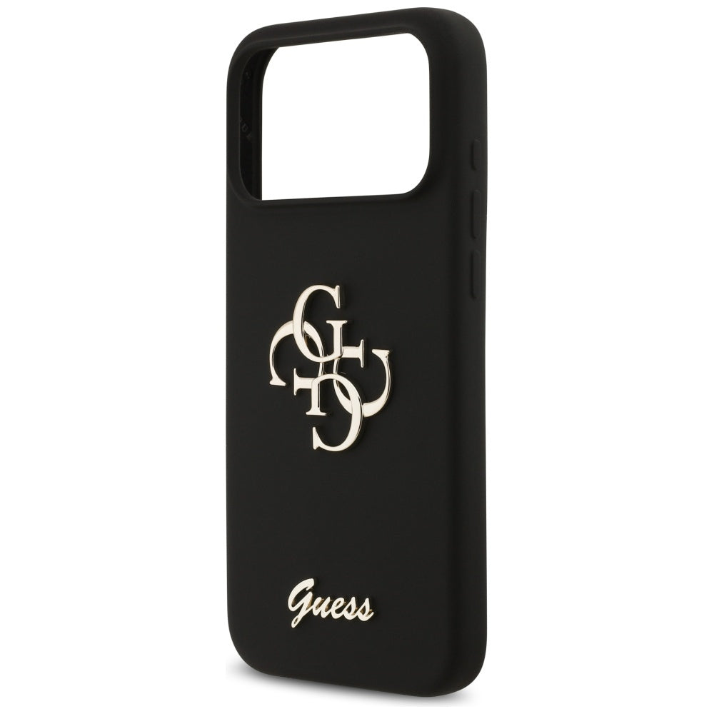 Custodia per Apple iPhone 17 Pro Max, Guess, Big 4G Script, Nera