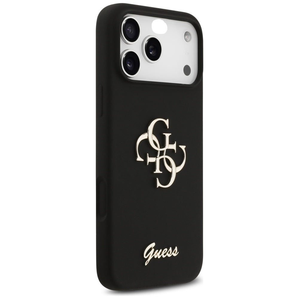 Custodia per Apple iPhone 17 Pro Max, Guess, Big 4G Script, Nera