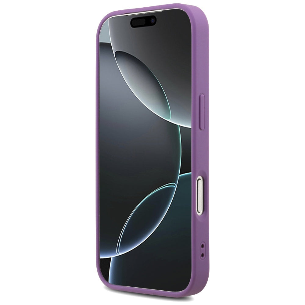 Custodia per Apple iPhone 17 Pro Max, Guess, Fixed Glitter Big 4G, Viola