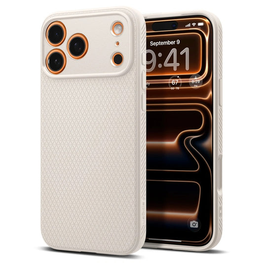 Custodia per Apple iPhone 17 Pro Max, Spigen, Liquid Air, Beige