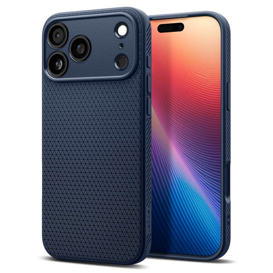 Custodia per Apple iPhone 17 Pro Max, Spigen, Liquid Air, Blu Marino