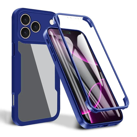 Custodia per Apple iPhone 17 Pro Max, Techsuit, ColorVerse 360, Blu