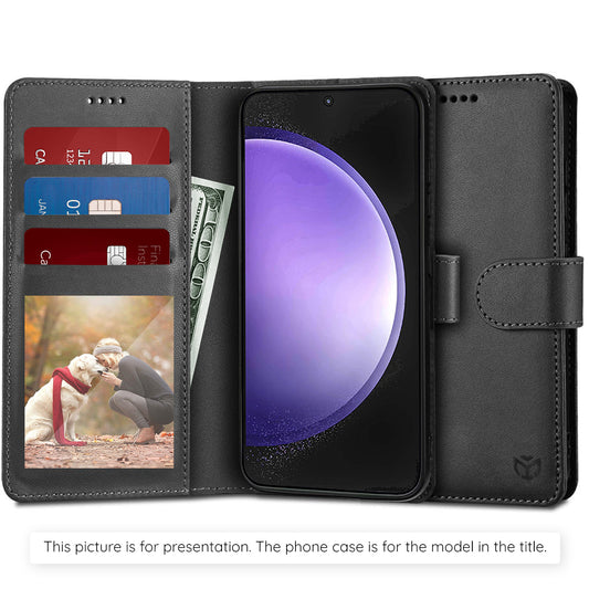 Custodia per Apple iPhone 17 Pro Max, Techsuit, Diary Book, Nera
