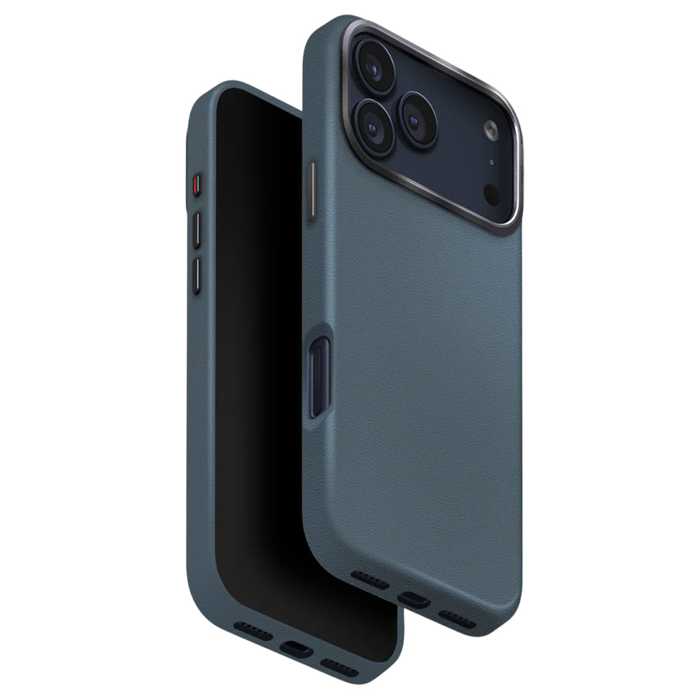 Custodia per Apple iPhone 17 Pro Max, UNIQ, Lyden Leatherette, Blu